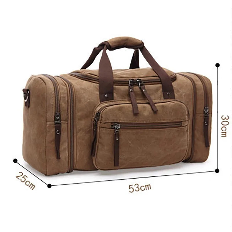 Veinx Sac de Voyage Premium Cuir Riveera