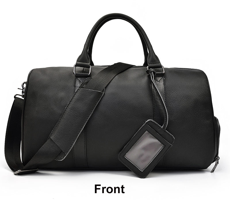 Antar Leather Weekender Duffle Bag