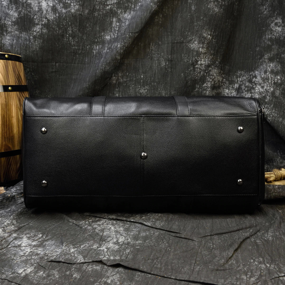 Antar Leather Weekender Duffle Bag