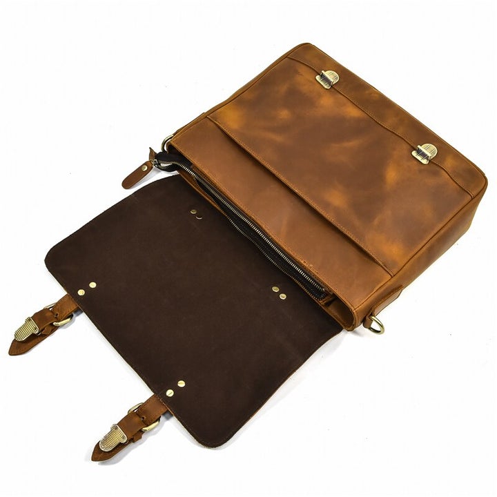 Lucien Leather Briefcase