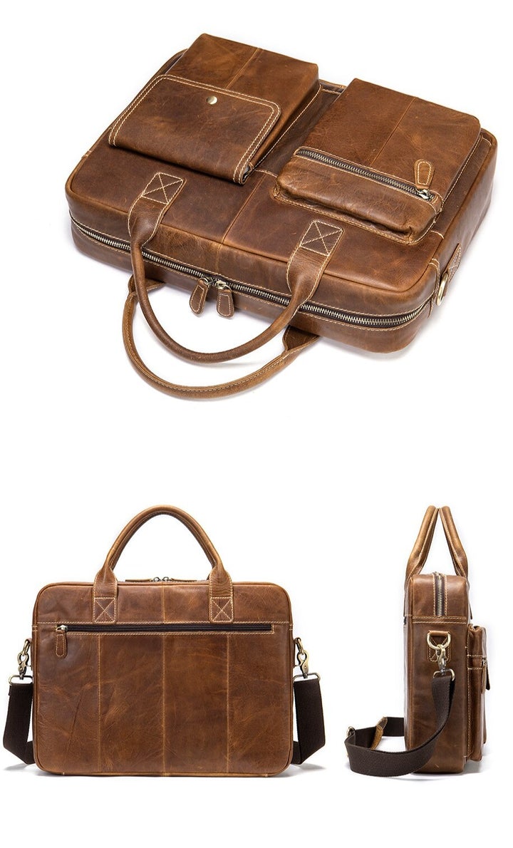 Moulana Leather Briefcase